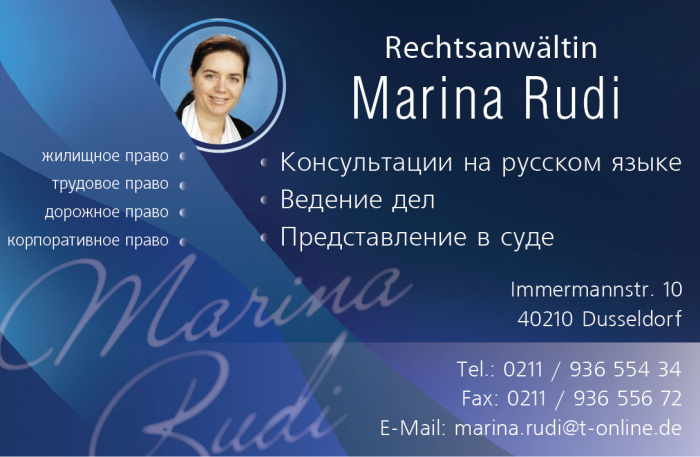 Rechtsanwältin Marina Rudi 